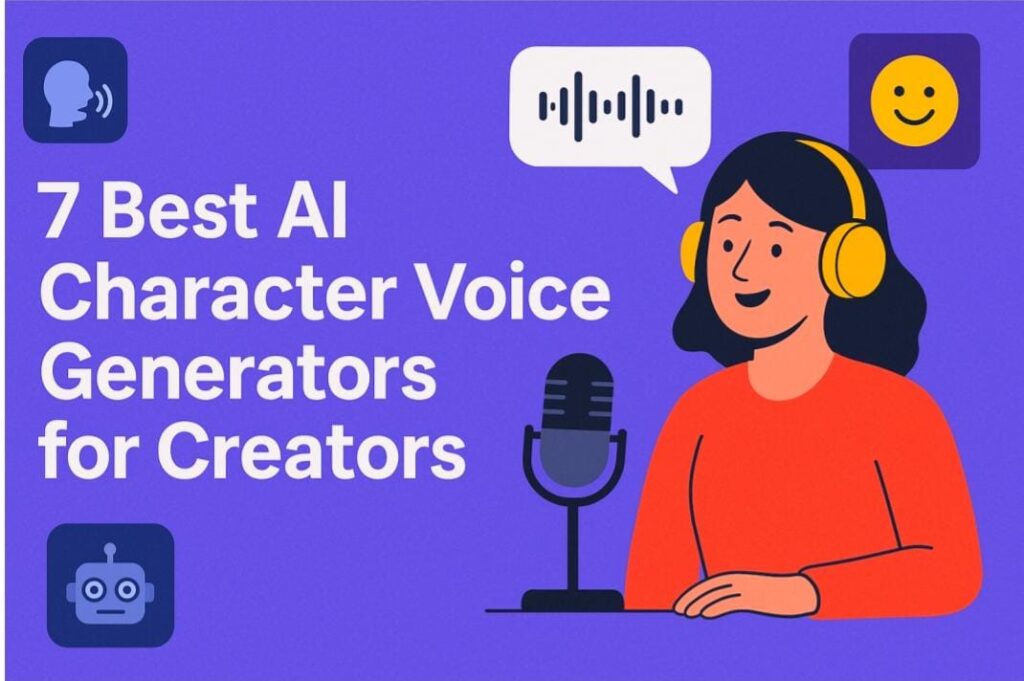 7 Best AI Character Voice Generators for Creators